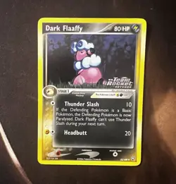 The Pokemon Company Pokemon TCG Dark Flaaffy 33/109 Team Rocket Returns Rev Holo - Image 1