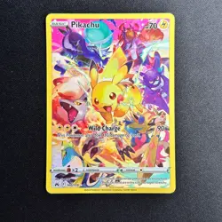 Pikachu 160/159 Full Art Secret Rare SWSH: Crown Zenith NM Pokemon - Image 1