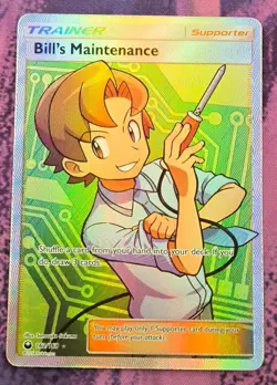 Pokemon: SM - Celestial Storm: Holofoil Bill's Maintenance (Full Art): LP Con - Image 1