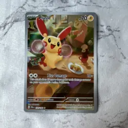 Pokemon Plusle 193/182 SV04 Paradox Rift Illustration Rare Holo Minty! - Image 1