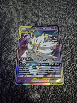 Pokemon Solgaleo & Lunala GX 75/236 Cosmic Eclipse TAG TEAM Holo EN - Image 2