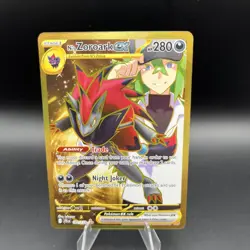 Pokemon TCG N's Zoroark ex Journey Together Hyper Rare Holo 189/159 - Image 1