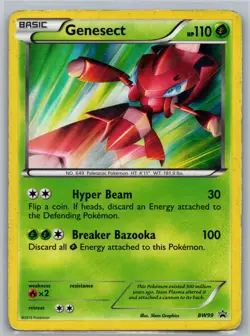 Genesect - BW99 BW99 Holo P Black And White Promo MP / HP Pokemon - Image 1