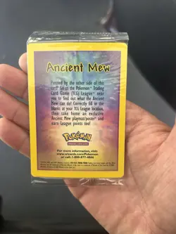 Pokemon 2000 Movie Promo Ancient Mew with Insert - Sealed - Image 2