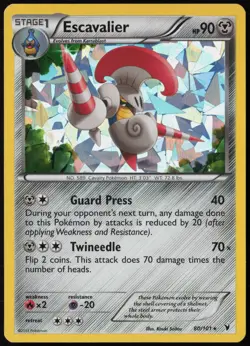 Escavalier (Cracked Ice Holo) 80/101 Deck Exclusives Holo Pokemon NM - Image 1