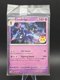 Ceruledge 040/091 Pokemon Day 2024 Stamp Rare Promo SEALED - Image 1