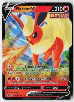 Pokemon Flareon V - SWSH149 - Holo Promo Sword & Shield Promo Holo NM - Image 1