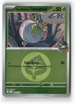 TEAM ROCKET'S TAROUNTULA (ENERGY SYMBOL) 018/217 Ascended Heroes Reverse Holo NM - Image 2