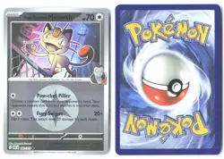 TEAM ROCKET'S MEOWTH (ENERGY SYMBOL) 161/217 Ascended Heroes Reverse Holo NM - Image 1