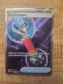 Pokemon TCG Trainer Chaos Rising Scrapper Tool Rare Holo 115/086 - Image 1