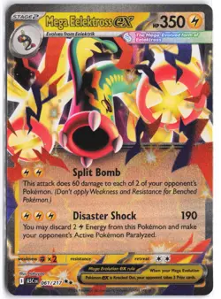 Mega Eelektross ex 061/217 Double Rare Ascended Heroes Pokemon NM - Image 1