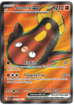 Stunfisk ex 252/217 Ultra Rare ME: Ascended Heroes Pokemon - Image 1