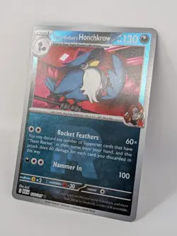 TEAM ROCKET'S HONCHKROW (TEAM ROCKET REVERSE HOLO) 127/217 ASCENDED POKEMON NM - Image 2