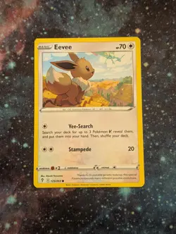 Eevee 125/203 Common Evolving Skies Pokemon Near Mint - Image 1