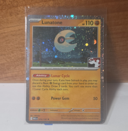 Pokemon TCG Lunatone 074/132 Holo Rare Ascended Heroes Prize Pack Series - Image 1