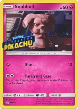 NM-Mint Snubbull (Stamped) - SM200 - SM Black Star Promo Pokemon SM Promos - Image 1