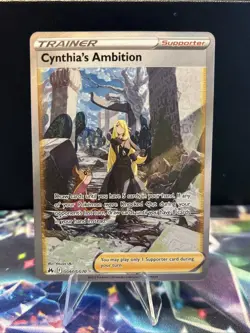 Pokemon Cynthia's Ambition GG60/GG70 CZ GG Full Art Ultra Rare Holo NM - Image 1