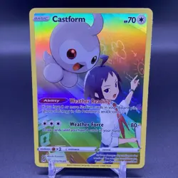 Full Art Castform TG11/TG30 Lost Origin Trainer Gallery Pokemon 2022 - Image 1