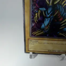 Konami Yu-Gi-Oh! Tri-Horned Dragon LOB-000 Secret Rare Holo Unlimited - Image 4