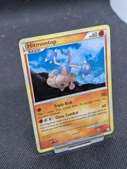 Hitmontop 5/123 Holo Rare HeartGold SoulSilver Base Set Pokemon Card LP/NM - Image 2