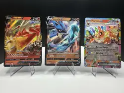 Pokemon TCG V & ex Card Lot Blaziken V Lucario V Jumbo Flareon ex LP/NM Holo - Image 1