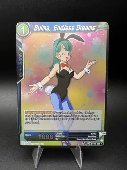 Dragon Ball Super Card Game: BT30-026 Bulma, Endless Dreams R Holo Foil Rare - Image 1