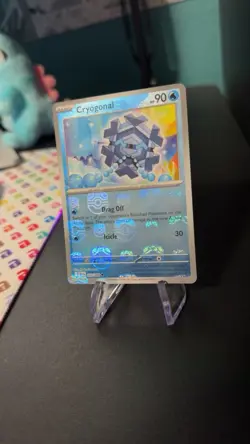 Cryogonal Master Ball Reverse Holo 027/086 SV11B: Black Bolt Pokemon Card NM - Image 4