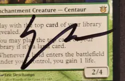 MTG Courser of Kruphix- Signed -Born of the Gods Magic the Gathering Card #119 - Image 2