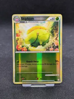 Skiploom 51/123 Reverse Holo Heart Gold Soul Silver Pokemon LP-NM - Image 1