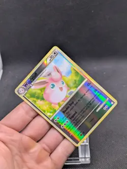 Pokemon TCG Wigglytuff Heartgold & Soulsilver 56/123 Reverse Holo LP/Played - Image 2