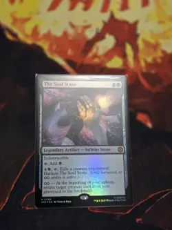 MTG The Soul Stone(Spiderman Marvel Rare Foil) Near Mint Condition - Image 3