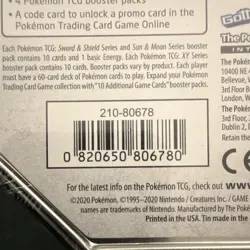 Pokemon TCG Galar Partners Tin Inteleon V Sobble English 2020 6+ - Image 3
