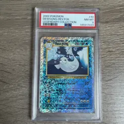 Pokemon Dewgong 🦭40/110 Legendary Collection Reverse Holo PSA 8 - Image 1