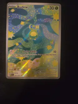 Pokemon TCG Budew 221/217 - Ascended Heroes Illustration Rare - Holo Full Art NM - Image 3