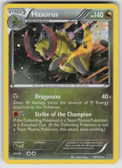 Haxorus (Cosmos Holo) 069/101 Holo Promo Blister Exclusives Pokemon MP - Image 1