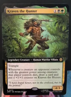 MTG Kraven the Hunter Marvel's Spider-Man Extended Art Rare - Image 1