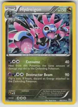 Hydreigon (Cosmos Holo) 098/124 Holo Promo Blister Exclusives Pokemon Holo MP - Image 1