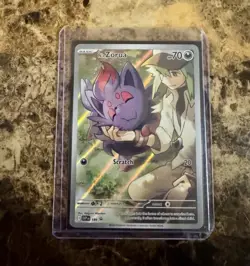 N's Zorua 189 SV Scarlet & Violet Promo Near-Mint Holo English Ungraded - Image 1