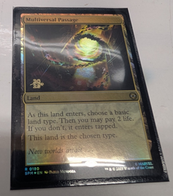 PRELEASE STAMPED Multiversal Passage - 180 - SPM - NM - MTG Magic the Gathering - Image 1