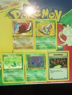 Vintage Pokemon Team Rocket 1st Edition Lot Flareon Kadabra Squirtle Lot Of 14 - Image 2