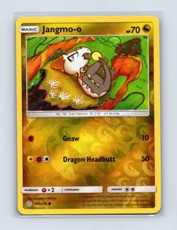 Jangmo-o 161/236 Common Cosmic Eclipse Pokemon Reverse Holo Lightly Played - Image 1