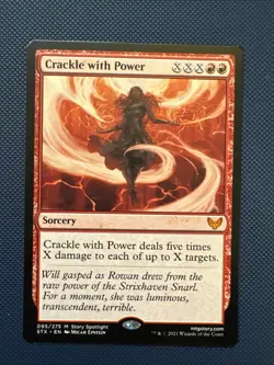 MTG Crackle with Power - Strixhaven: School of Mages (STX) NM - Image 1