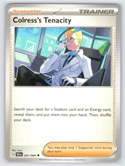 Colress's Tenacity 057/064 Shrouded Fable Uncommon Pokemon LP - Image 2