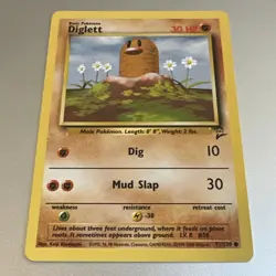Pokemon TCG Diglett 71/130 Base Set 2 WOTC LP - Buy 3 Get 2 Free - Image 1