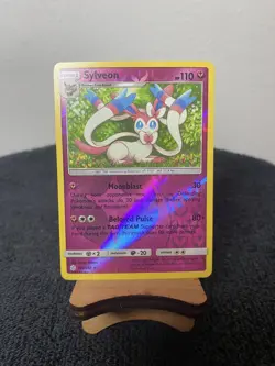 Sylveon 155/236 Rare Cosmic Eclipse Reverse Holo Pokemon TCG NM/M - Image 3