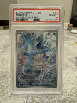Pokemon Journey Together Articuno 161/159 Illustration Rare PSA 10 - Image 1