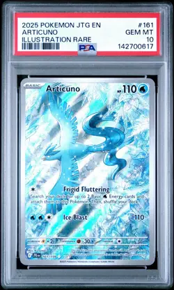 POKEMON ARTICUNO IR 161/159 SV09 JOURNEY TOGETHER HOLO PSA 10 - Image 1