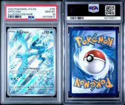 POKEMON ARTICUNO IR 161/159 SV09 JOURNEY TOGETHER HOLO PSA 10 - Image 3