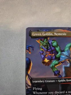Green Goblin, Nemesis - Borderless Foil MTG Marvel's Spider-Man Eternal M/NM - Image 2