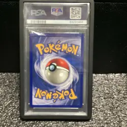 Pokemon TCG Vaporeon 12/64 Jungle Holo Rare No Symbol English 1999 PSA 8 - Image 2